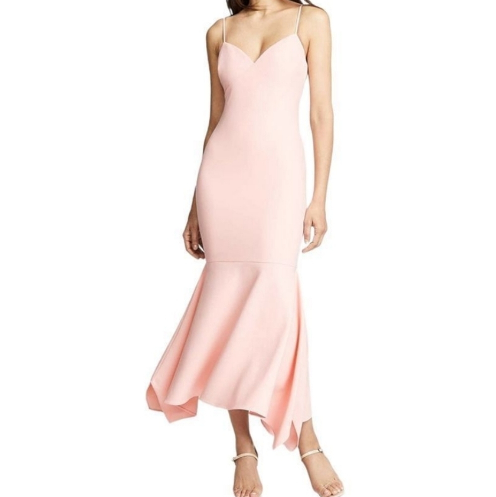 Likely Christiana Slip Gown Dress With Flounce Hem Size 10 NWOT'S